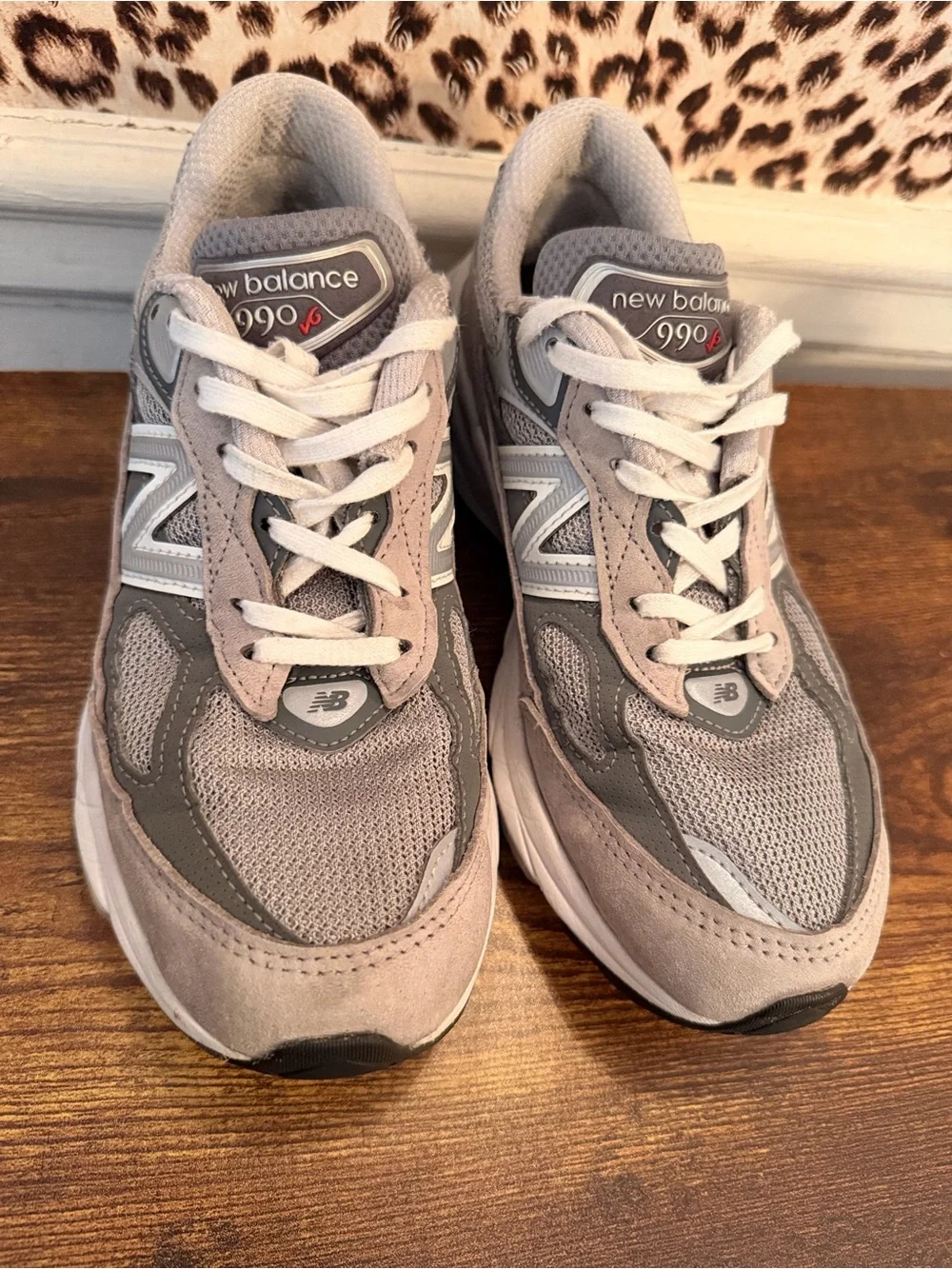 New Balance Kids Gray and Light Gray 990v5 Sneakers